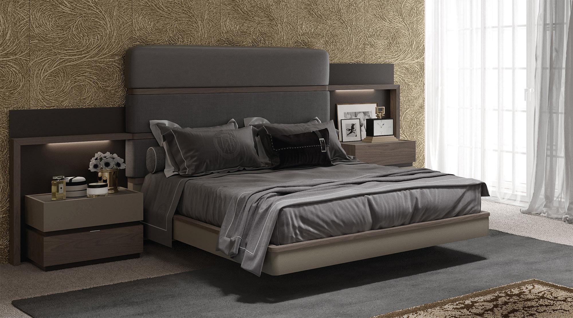 Sophisticated Quality Luxury Bedroom Sets with Padded Bed - Click Image to Close
