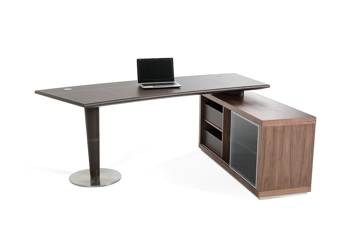 L Shaped Office Desks with Storage - Click Image to Close