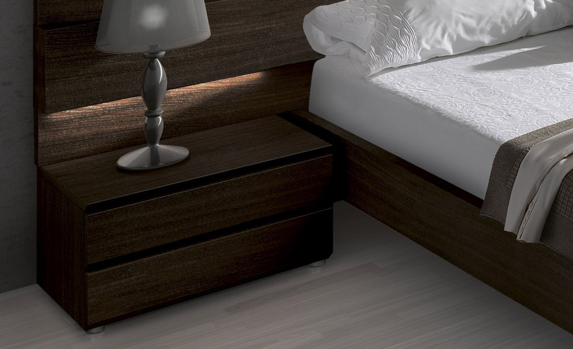 Made in Spain Wood High End Platform Bed with Extra Storage - Click Image to Close