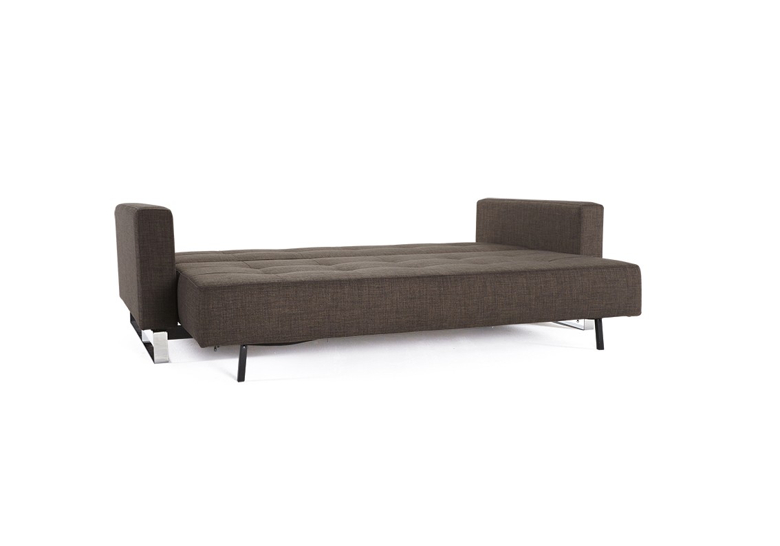 Fabric Upholstered Contemporary Sofa Bed - Click Image to Close