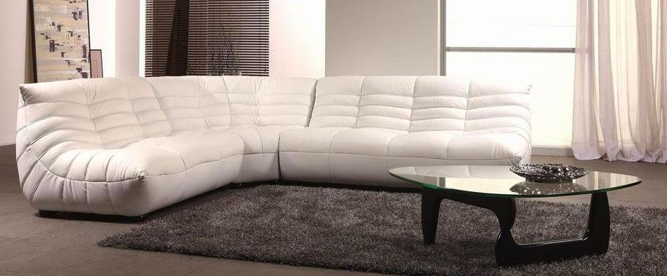 Designer Leather Sectional Sofa