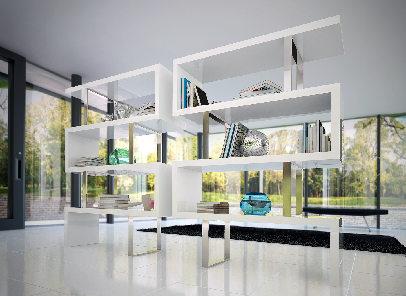 Contemporary Bookcase With Three Color Options Los Angeles - Media And Wall Units Stylish Accessories Contemporary Bookcase contemporary bookcase with three color options los angeles - media and wall units stylish accessories contemporary bookcase