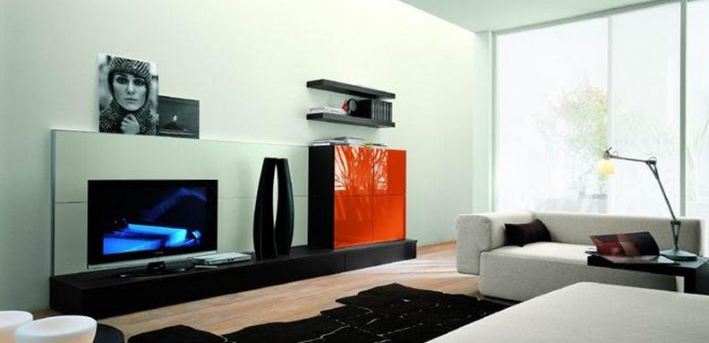 Wall units for living room, media TV cabinets. Home theater ideas