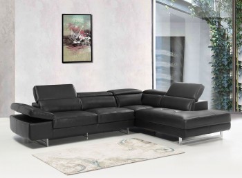 Advanced Adjustable Modern Leather L-shape Sectional