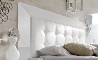Durable Leather Modern Platform Bed