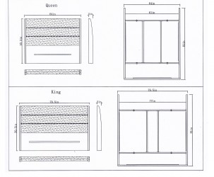 Elegant Wood Luxury Bedroom Furniture