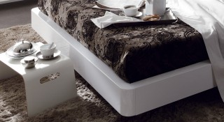 Overnice Wood Platform and Headboard Bed