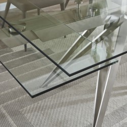 Exquisite Glass Top Dining Room Design
