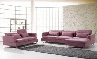 Exquisite Tufted Microsuede Fabric Sectional Fort Lauderdale Florida ...