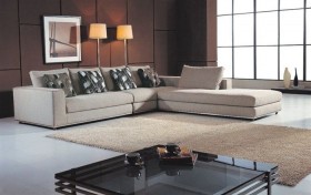 Extravagant Micrfoiber L-shape Sectional
