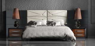 Made in Spain Quality High End Modern Furniture with Extra Large Headboard