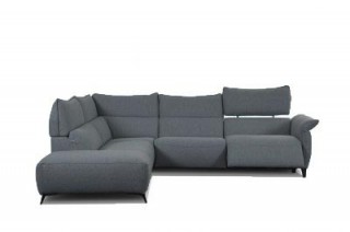 Luxurious Slipcovered Curved Sofa