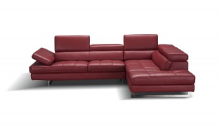 Advanced Adjustable Tufted Modern Leather L-shape Sectional