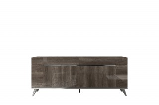 Exotic Rectangular in Wood Top Leather Dining Room Furniture