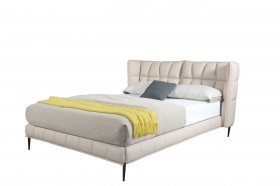 Elegant Leather Luxury Platform Bed