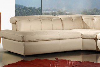 Advanced Adjustable Leather Corner Sectional Sofa