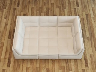 Advanced Adjustable Designer All Leather Sectional