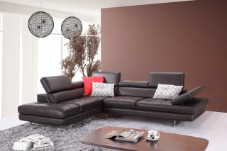 High-class Modern Top-Grain Italian Sectional