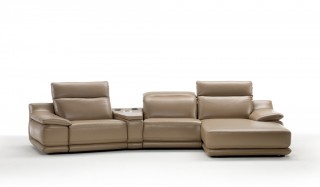 Studio Apartment Size Sectional with High Back Cushions