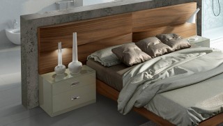 Extravagant Wood Modern Platform Bed