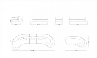 Advanced Adjustable Furniture Italian Leather Upholstery