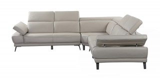 Luxury Top-Grain Leather Sectional