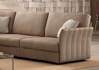 Italian Sectional Sofa Set in Luxury Leather