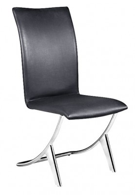 Delfin Chair with Leatherette Seat and Back