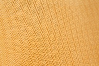 Cozy Yellow Fabric Chair with Ottoman