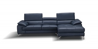 Adjustable Advanced Modern Leather L-shape Sectional