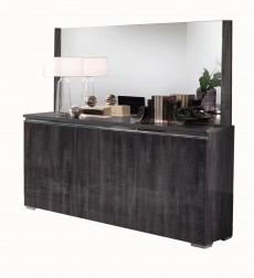 Grey Modern 3-Door Buffet Grey Modern 3-Door Buffet
