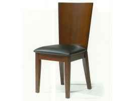 Spoleto Contemporary Walnut Dining Chair