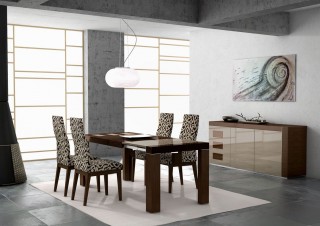 Irene Contemporary Fabric Dining Room Chair