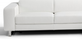 Italian Top Grain Leather Sectional with Adjustable Headrests