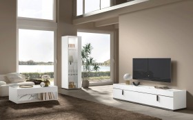 Contemporary Italian Capacious Entertainment Center