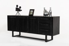 Black Acacia Buffet for Dining Room Black Acacia Buffet for Dining Room