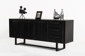 Black Acacia Buffet for Dining Room Black Acacia Buffet for Dining Room