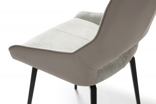 Overnice Fabric Seats Dining Room Design