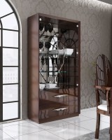 Two Door and Two Drawer Curio Cabinet