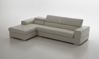 Overnice Sectional Upholstered in Real Leather