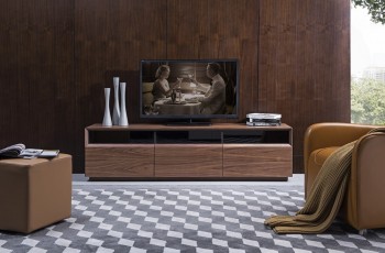 Contemporary 2 Tone TV Entertainment Unit