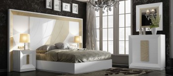 Stylish Wood High End Bedroom Furniture with Extra Storage