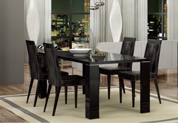 Black Lacquer Italian Made Dining Table Black Lacquer Italian Made Dining Table