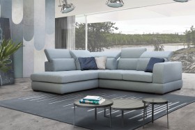 Contemporary Fabric Sectional Sofa