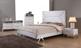 Extravagant Leather Modern Contemporary Bedroom Sets