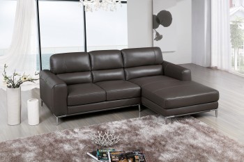 High End Modern Top-Grain Italian Sectional