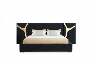 Designer Bedroom Set in High Gloss Lacquer