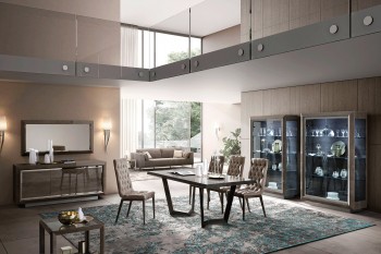 Extendable Rectangular in Wood Dinner Table and Chairs Extendable Rectangular in Wood Dinner Table and Chairs