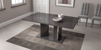 Grey Finished Dining Table Imported and Made in Italy Grey Finished Dining Table Imported and Made in Italy