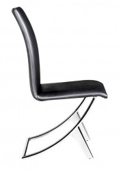 Delfin Chair with Leatherette Seat and Back